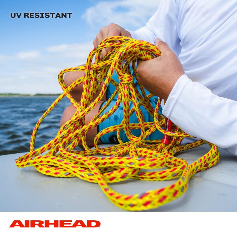 Airhead Reflective Tow Rope for 1-6 Rider Towable Tubes, 60-Feet, Multiple Rider Options Available - Image 5