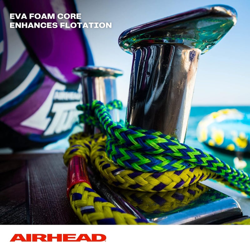 Airhead Reflective Tow Rope for 1-6 Rider Towable Tubes, 60-Feet, Multiple Rider Options Available - Image 3