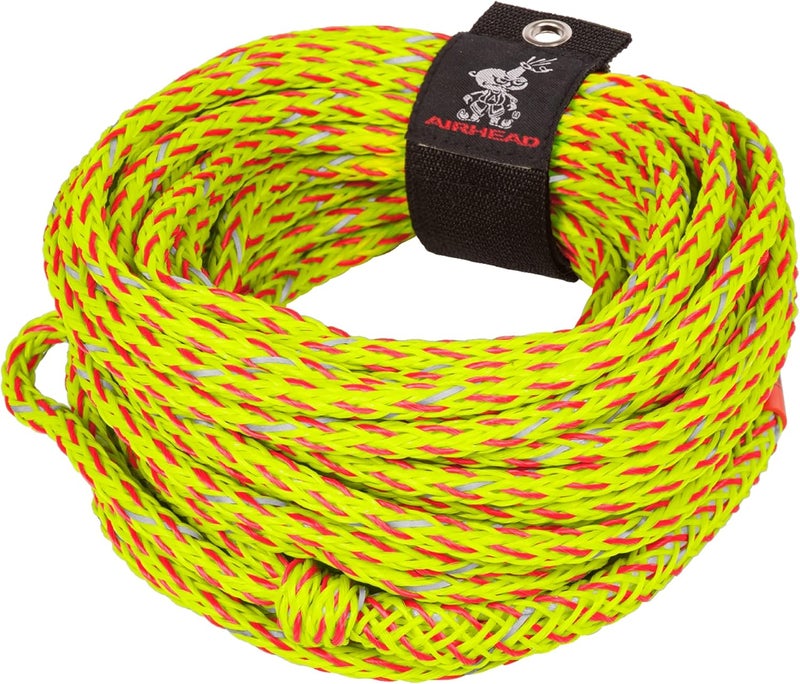 Airhead Reflective Tow Rope for 1-6 Rider Towable Tubes, 60-Feet, Multiple Rider Options Available - Image 1