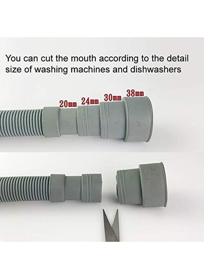 ليزنيرزم 1 قطعة 4.9Ft 1.5M العالمي غسالة استنزاف خرطوم تمديد أنبوب الغسيل غسالة الصحون - Image 3