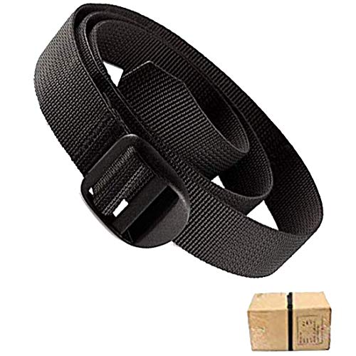DIY Crafts Lashing Straps Buckle Good for Roof-Top Tie Down Canoes, Carriers Roof Mounted Luggage Cargo Rescue Outdoor Travel Strapping Cord Tape Rope Tied Pull Luggage (Black, 3 Meter Long) - Image 1