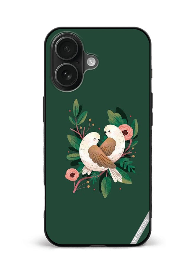 Protective Case Cover For Apple iPhone 16 Plus Birds Design Multicolour