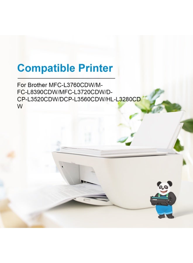 ASTA TN-279 With Updated Chip Full Set Of Colorful Toner Cartridge Compatible For Brother MFC-L3760CDW MFC-L8390CDW MFC-L3720CDW DCP-L3520CDW DCP-L3560CDW HL-L3280CDW Printer Premium Office Consumable Clear Print No Powder Leakage Paper Jam Suitable For Hospitals School Wide Range Places - Image 3