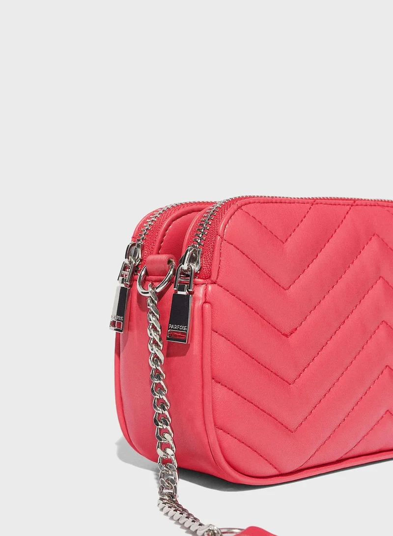 PARFOIS Chain Detailed Crossbody Bag