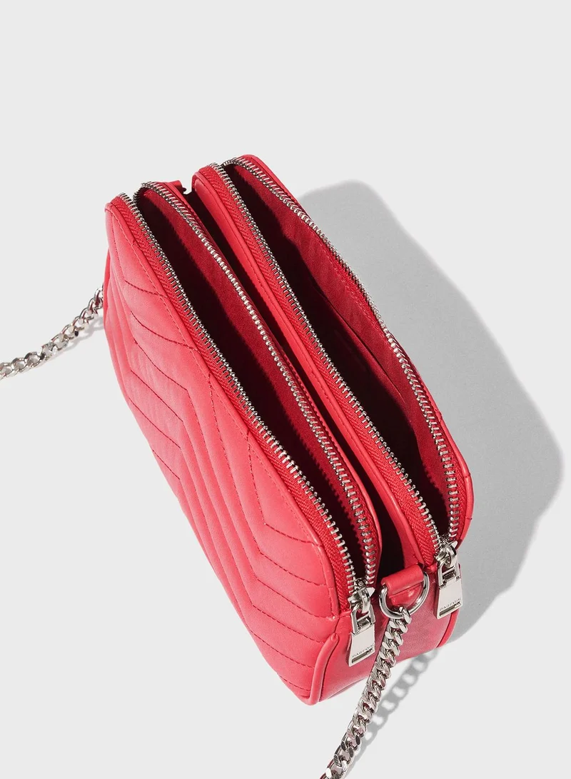 PARFOIS Chain Detailed Crossbody Bag