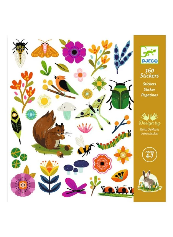 DJECO Sticker Set Garden