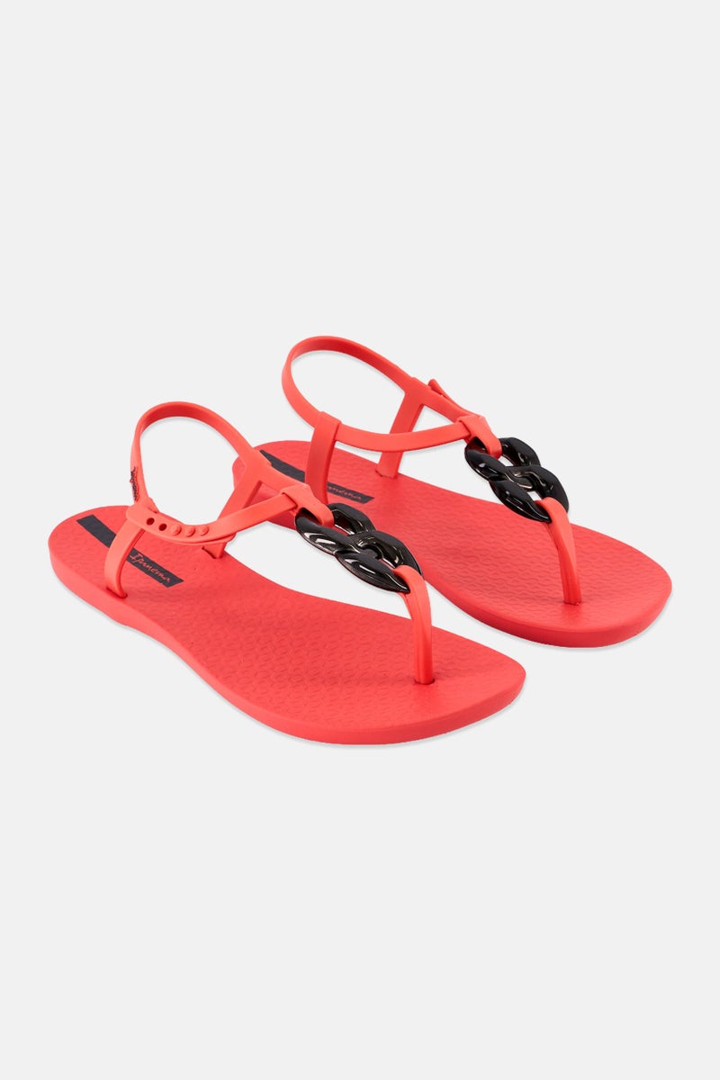 Ipanema Women Class Connect Adjustable Closure Sandals, Red - Image 1
