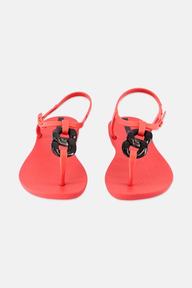 Ipanema Women Class Connect Adjustable Closure Sandals, Red - Image 4