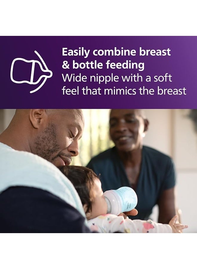 فيليبس زجاجة رضاعة طبيعية – 9 أوقية، 4 قطع – عملي وسهل الاستخدام لتجربة رضاعة مريحة - Image 3