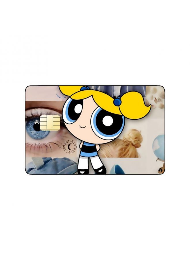 RKN PRINTED BANK CARD STICKER Animation Bubbles From The Powerpuff Girls By Cartoon Network - Image 2