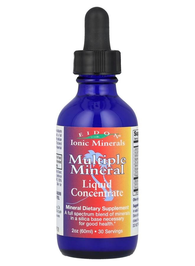 Eidon Ionic Minerals Multiple Mineral Liquid Concentrate 2 oz (60 ml)