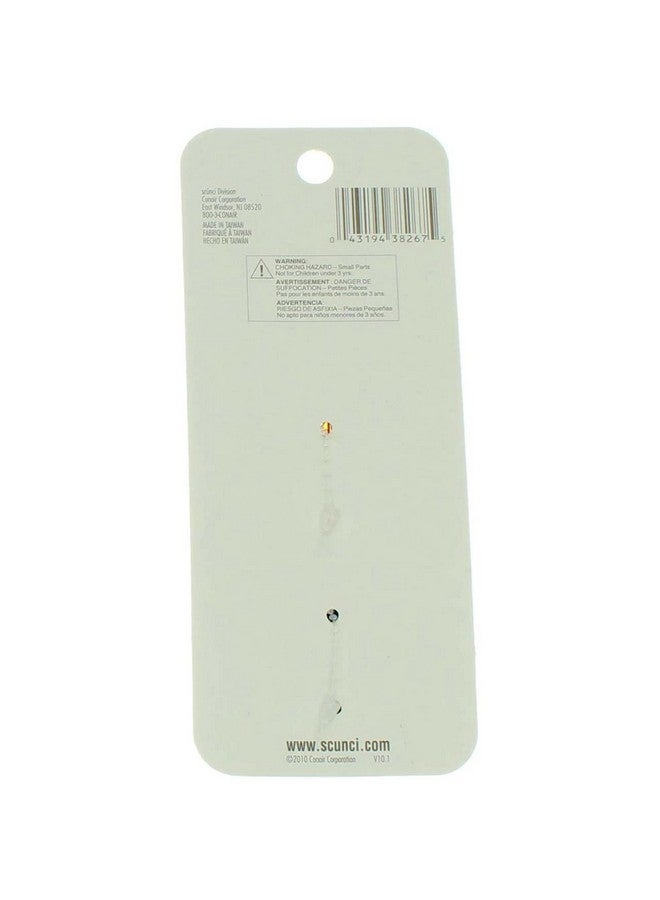 سكانشي مشبك فك الأخطبوط بدون أجنحة، للجنسين، قد تختلف الألوان، قطعتان في كل عبوة (عبوة واحدة) - Image 3