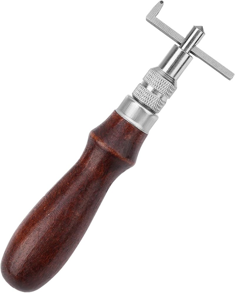 DOACT Stitching Groover Leather Stitch Professional Working Tool Adjustable Over Leatherworking leathercraft Tools Stamping Matting Making UK Set Sealer Deluxe DIY Leather - Image 1