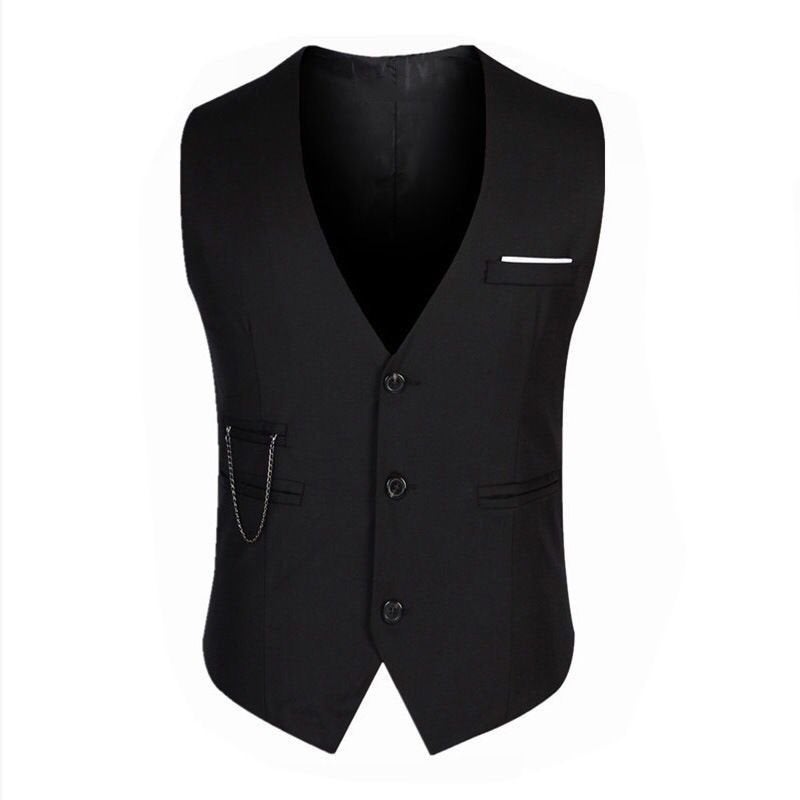 Suit Student Vest Slim Korean Men'S Business Wear Business Casual Thin Vest Vest Jacket - Image 2