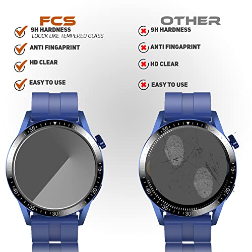 FCS Pack of 3 smart watch screen guard for NoiseFit Endeavour | Edge to Edge Coverage | Ultrathin 0.33mm 9H anti shock flexible screen protector (3) - Image 4