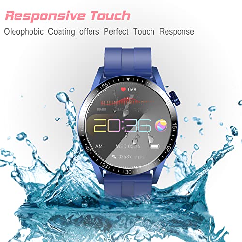 FCS Pack of 3 smart watch screen guard for NoiseFit Endeavour | Edge to Edge Coverage | Ultrathin 0.33mm 9H anti shock flexible screen protector (3) - Image 5