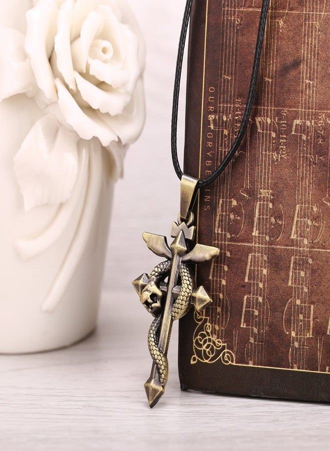 DoubleChin Full Metal Alchemist Necklace - Flamel Necklace - Image 2