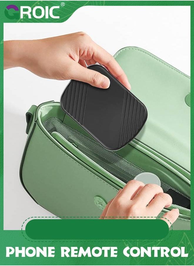 GROIC - Scrolling Ring Bluetooth Ring, 2 in 1 Remote Page Turner Clicker & Phone Stand for iPhone iPad Camera Wireless Remote Shutter Selfie Button - Image 1
