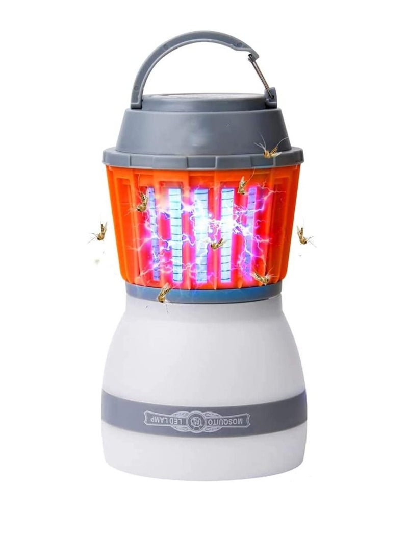 سيوسي مصباح قاتل البعوض من فلاي تراب ، صاعق البعوض 4 أوضاع قابل للتعتيم ، ضوء محمول وهادئ وقاتل البعوض المقاوم للماء للتخييم ، داخلي وخارجي - Image 1