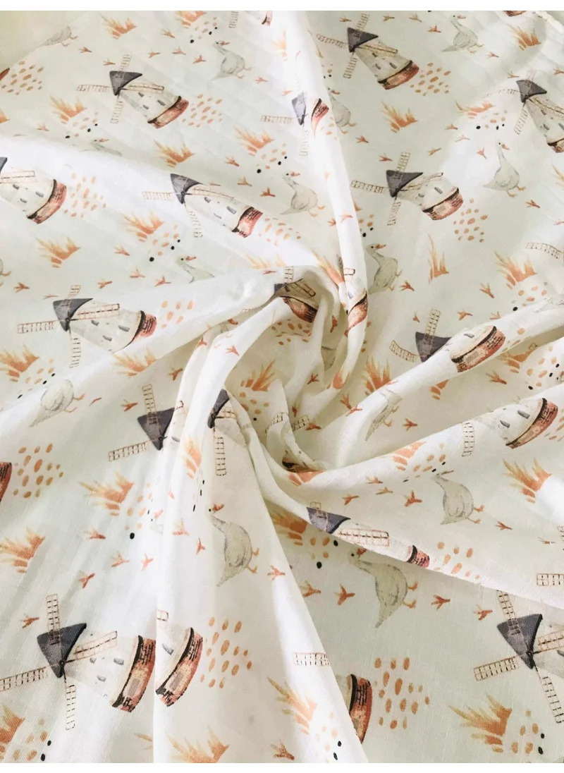 juniperus 100% Cotton DUCK MUSLIN Blanket