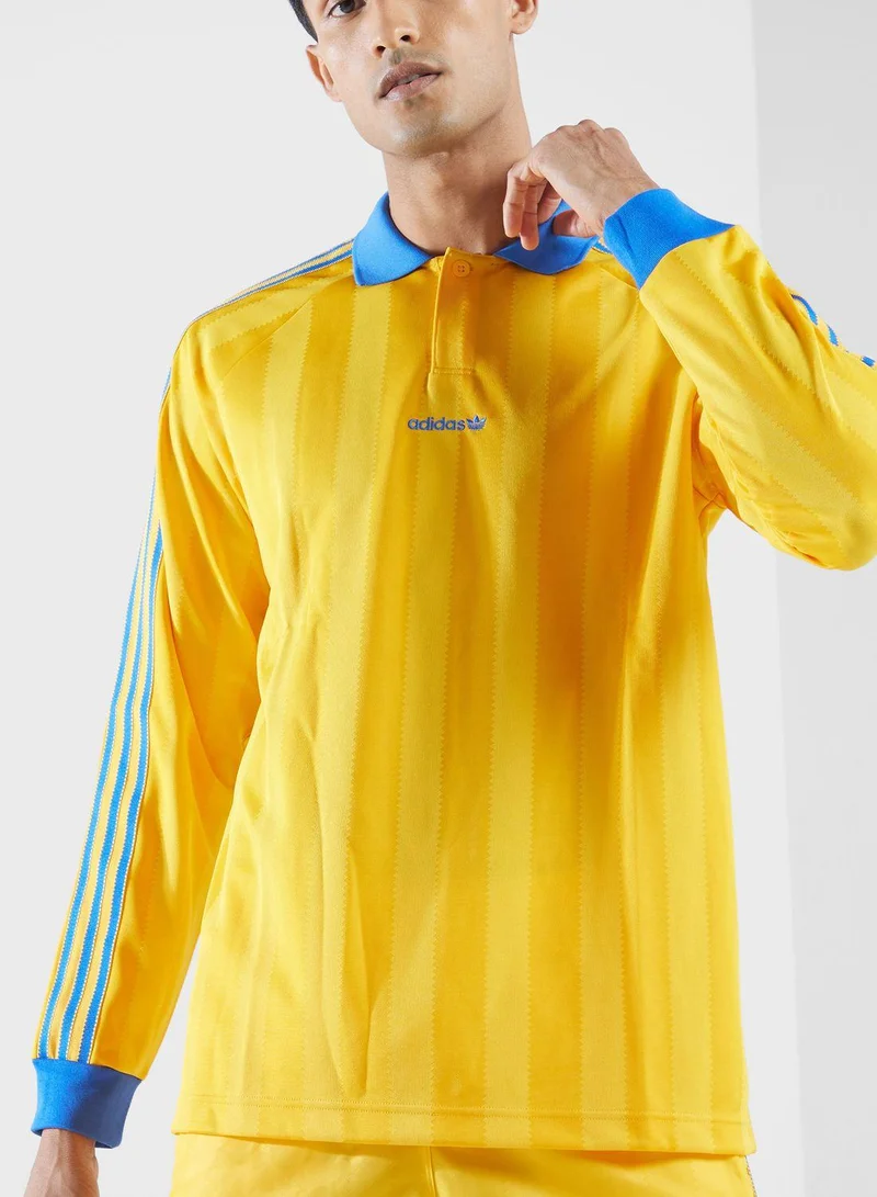 Adidas LS JERSEY Yellow Originals Men JERSEYS