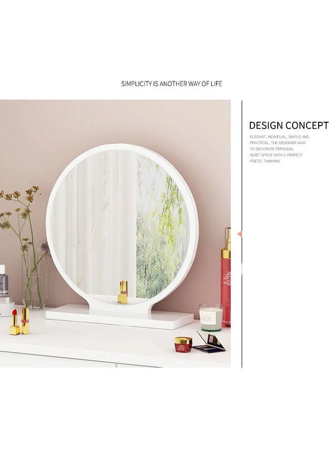 مرآة بمصباح LED ذكي يعمل باللمس مقاس 40x13x43 سم أبيض - Image 3