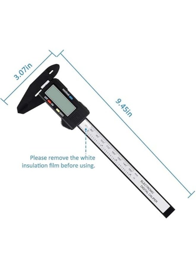 Generic - Digital Caliper, 0-6" Calipers Measuring Tool - Electronic Micrometer Caliper with Large LCD Screen, Auto-off Feature, Inch and Millimeter Conversion - Image 1