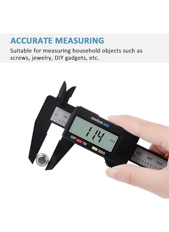 Generic - Digital Caliper, 0-6" Calipers Measuring Tool - Electronic Micrometer Caliper with Large LCD Screen, Auto-off Feature, Inch and Millimeter Conversion - Image 1