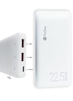 ProOne ProOne PPB5209 20000mAh Portable Power Bank – 18W Quick Charge (QC) 3.0 & Power Delivery (PD), 4-Port USB-C & USB-A  - Image 1