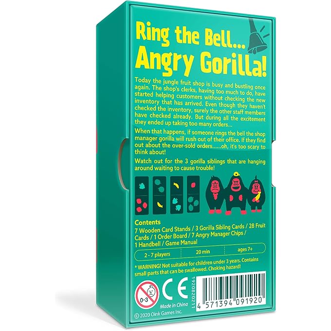 Oink Games Durian, Fast-Paced Japanese Deduction & Bluffing Game, Ages 7+ | Jungle-Themed Fun for Family & Friends, Wood, Compact & Portable: Easy to take anywhere, ensuring fun at home or on the go - Image 3