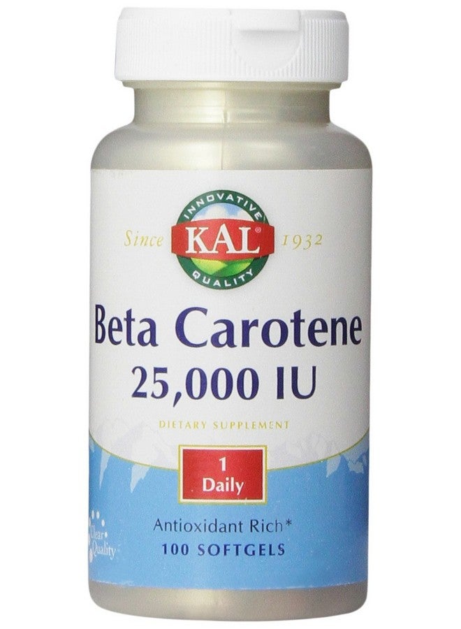 KAL Beta Carotene 25000 Iu Tablets 100 Count - Image 1