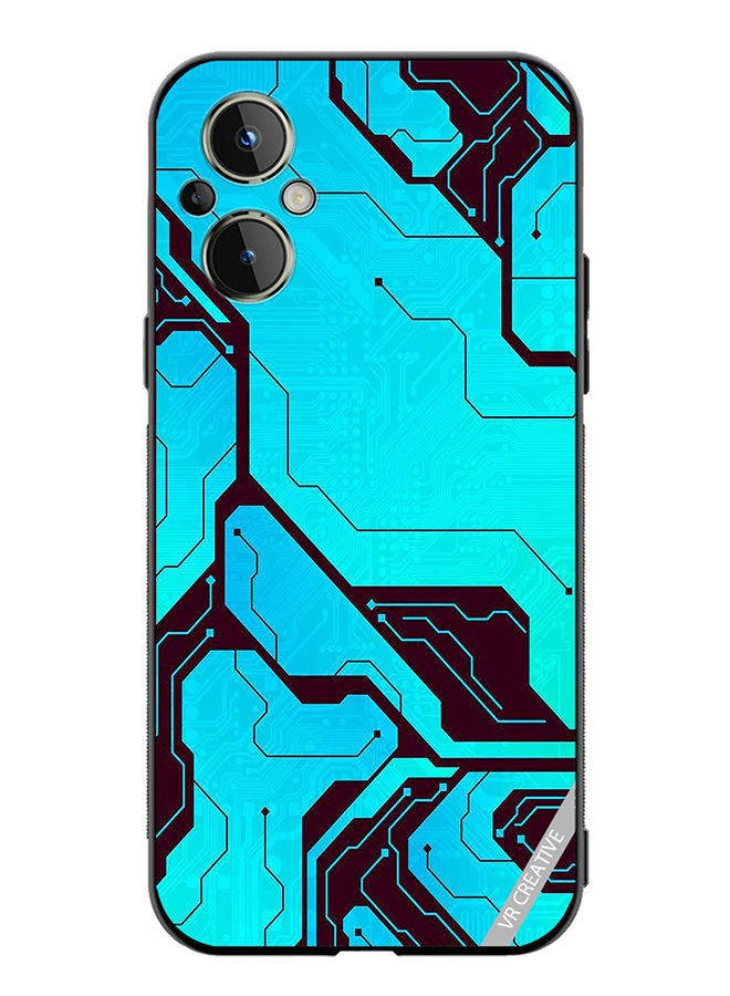 VR CREATIVE Protective Case Cover For OnePlus Nord N20 5G Tech A-02 Design Multicolour - Image 1