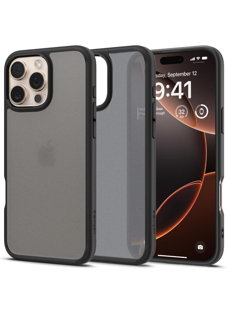 Spigen Ultra Hybrid iPhone 16 Pro Max Case Cover (2024) - Frost Black  - Image 1