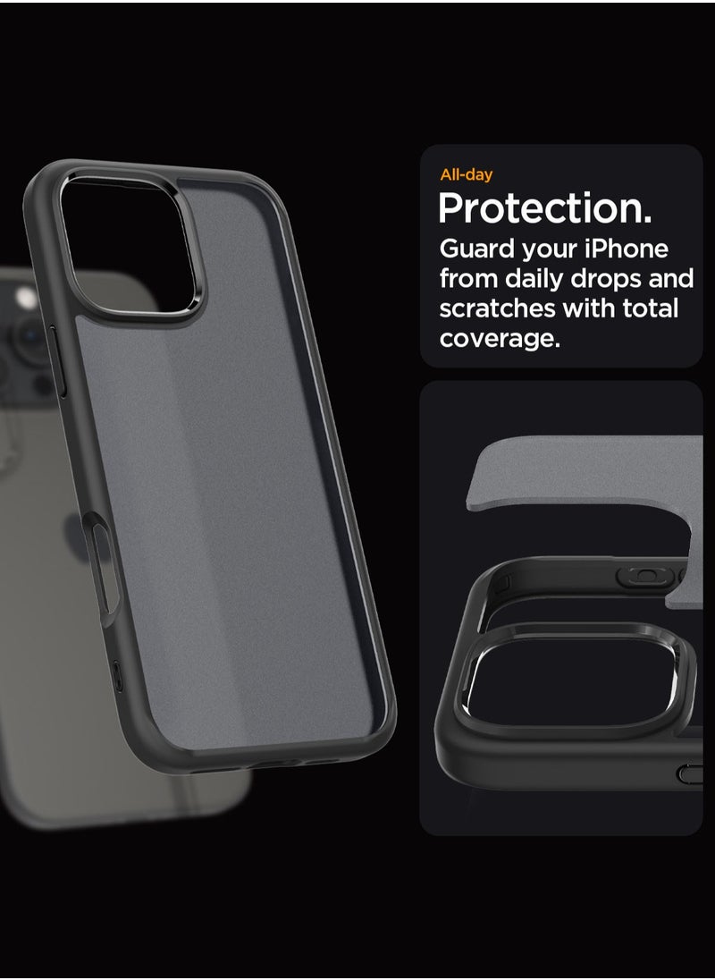 Spigen Ultra Hybrid iPhone 16 Pro Max Case Cover (2024) - Frost Black  - Image 5