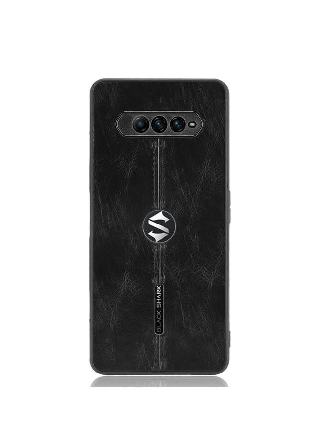 erorex Case For Xiaomi Black Shark 4 / Black Shark 4 Pro Shockproof Sewing Cow Pattern Skin PC + PU + TPU Case - Image 2