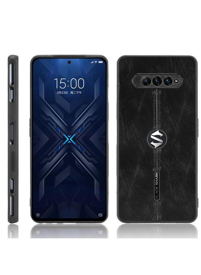 erorex Case For Xiaomi Black Shark 4 / Black Shark 4 Pro Shockproof Sewing Cow Pattern Skin PC + PU + TPU Case - Image 1