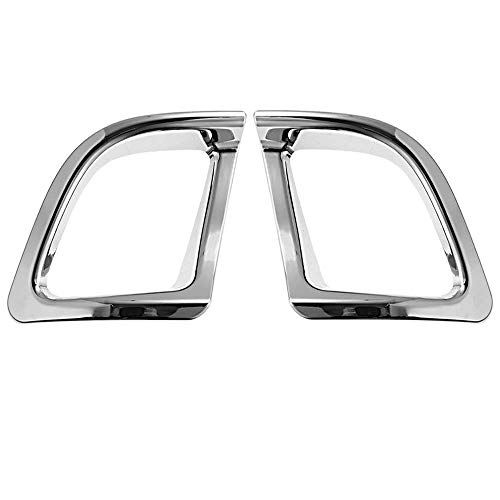 DSkoiph 2 Pcs Chrome Plated ABS Rear Bumper Fog Light Lamp Cover Trim Fit for Toyota Highlander 2014 2015 2016 2017 2018 - Image 5
