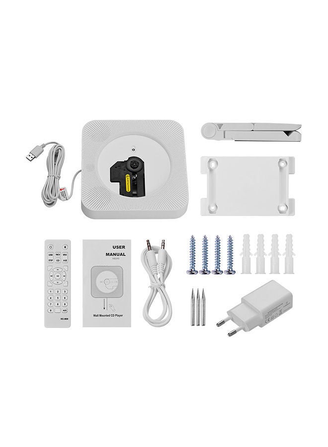 نيبمينينت مشغل DVD يثبت على الحائط مع جهاز تحكم عن بُعد I4845W-EU-A أبيض - Image 1