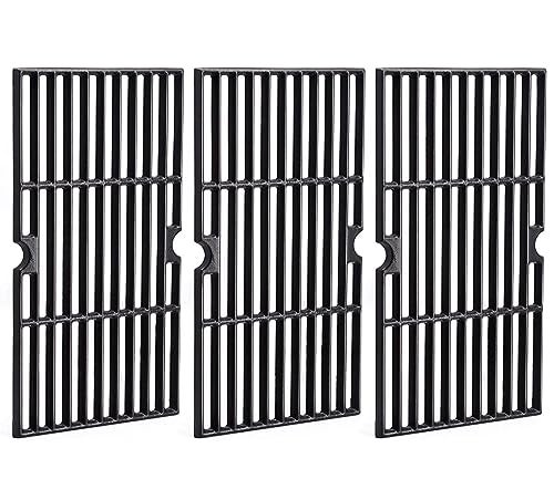 JCLMER Grill Grates for Charbroil Advantage 4 Burner 463343015 463344015 463344116, Advantage 2 Coal Parts 463340516 Gas Grill, G467-0002-W1 Cast Iron Cooking Grids for Tru Infrared 463336016, 16 15/16" - Image 1
