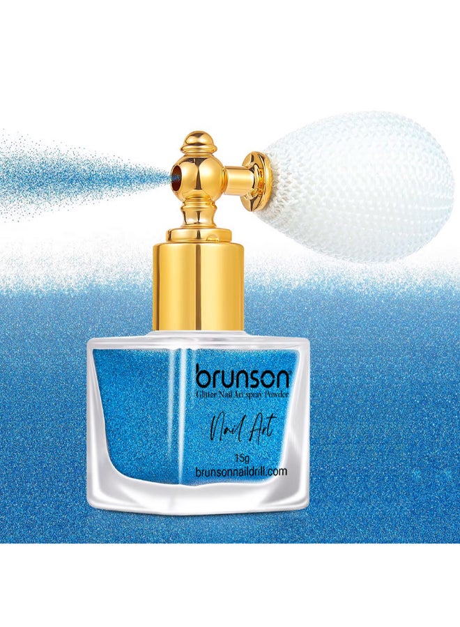 brunson بخاخ مسحوق الهايلايت اللامع 15 جرام – لامع فن الأظافر – مسحوق الهايلايت اللامع للمكياج – فن الأظافر – تصميم الحرف BGPS38 - Image 2