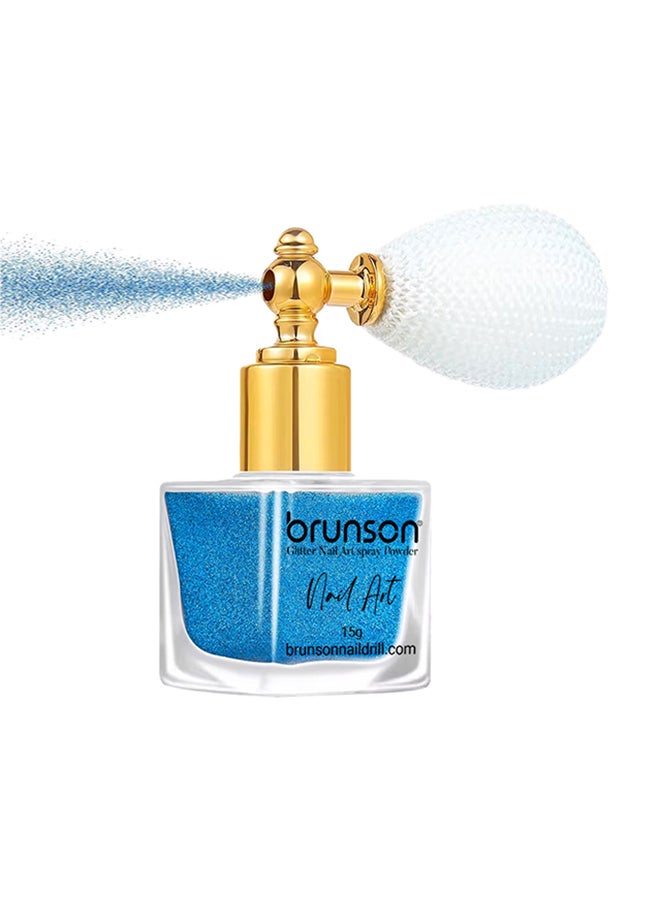 brunson بخاخ مسحوق الهايلايت اللامع 15 جرام – لامع فن الأظافر – مسحوق الهايلايت اللامع للمكياج – فن الأظافر – تصميم الحرف BGPS38 - Image 1