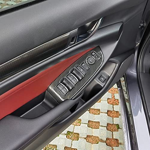 AOKIO Compatible with 2018 2019 2020 2021 2022 Honda Accord Accessories Door Window Switch Panel Cover Door Lock Control Button Trim (No Seat Heating Buttons) - Image 3