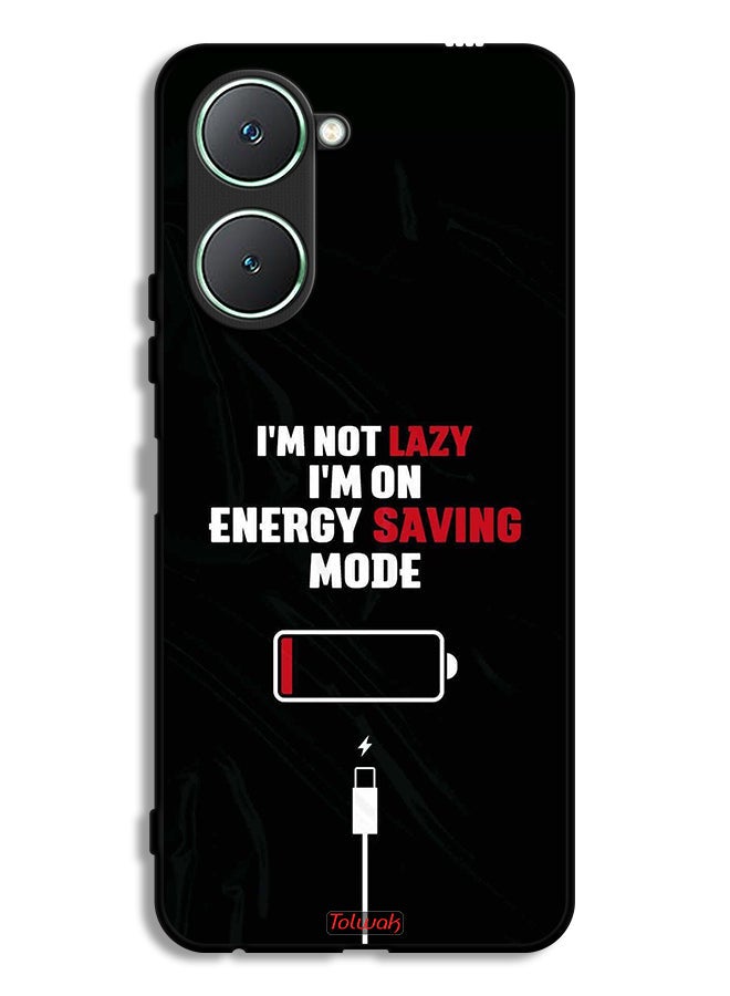 Tolwak Vivo Y18i 4G Protective Case Cover I Am Not Lazy I Am On Energy Saving Mode - Image 1