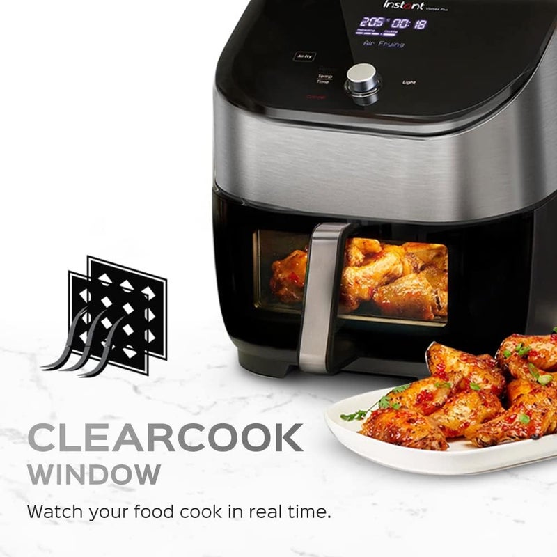 INSTANT Vortex 5.7L, 1700W Digital Air Fryer Single ClearCook Drawer and 6 Smart Programmes - Air Fry, Bake, Roast, Grill, Dehydrate, Reheat, 2 Years Manufacturer's Warranty - Image 2