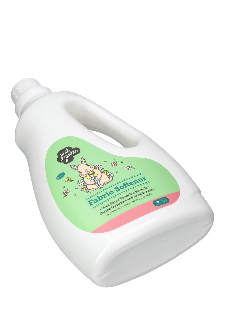 Just Gentle Fabric Softener 3Liter | Plant-based and hypoallergenic liquid softener | Natural fresh floral scent. Made with sensntive skin in mind. Natural Ingredients used certified by EcoCert. - Image 4
