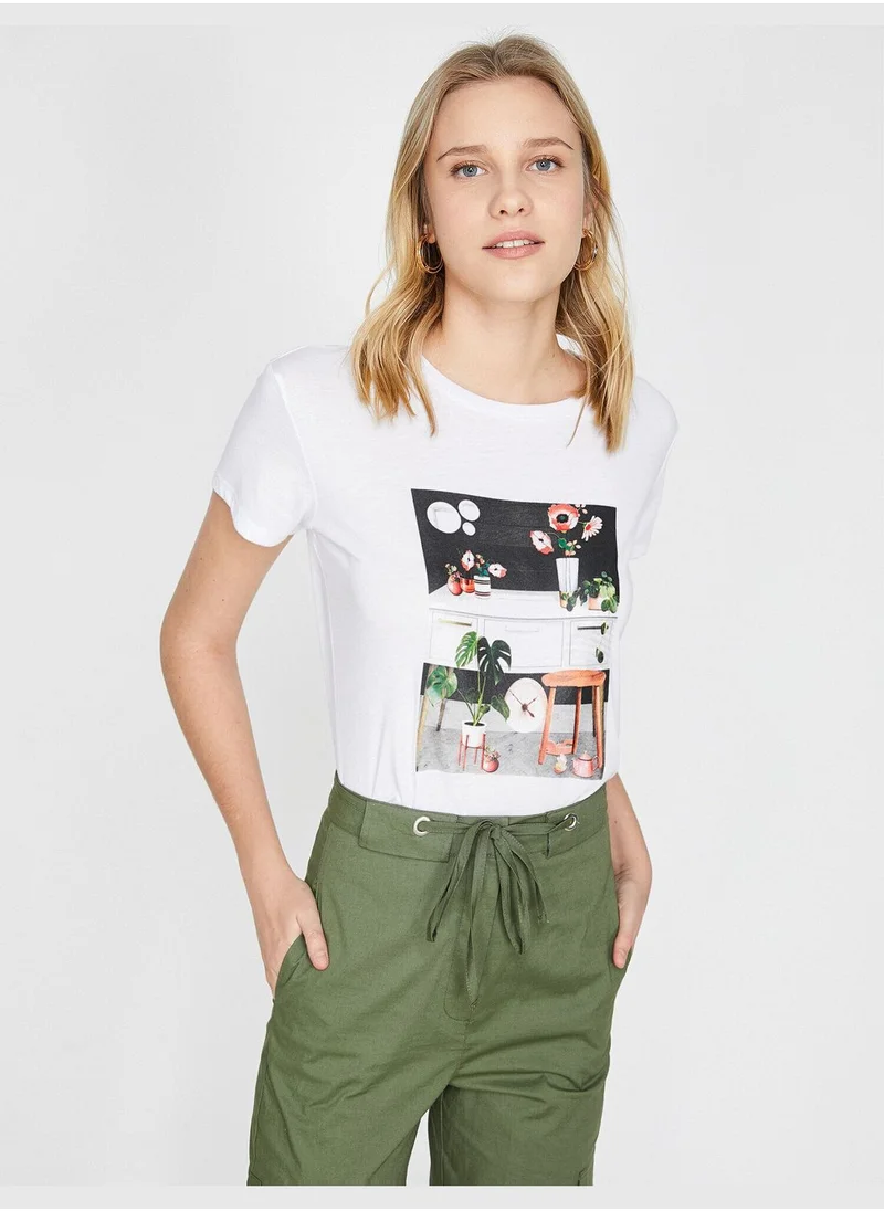 كوتون Printed T-Shirt