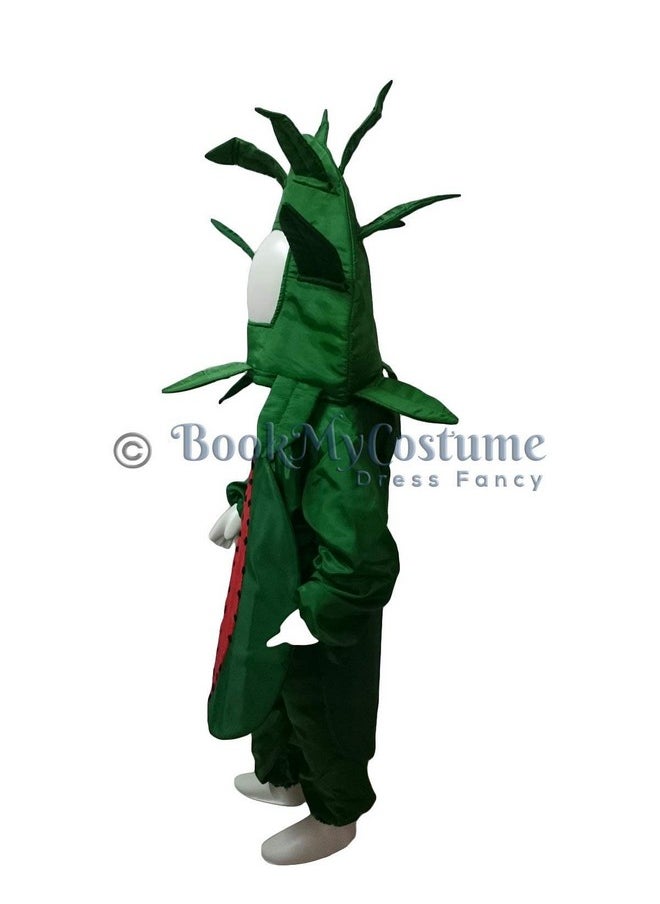 BookMyCostume BookMyCostume Watermelon Fruit Kids Fancy Dress Costume 5-6 years  - Image 3