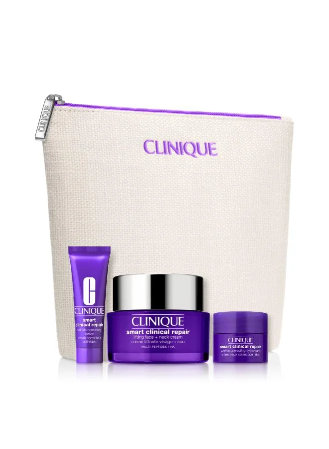 CLINIQUE  Lift + Smooth Routine Skincare Set for Women | Best Price UAE