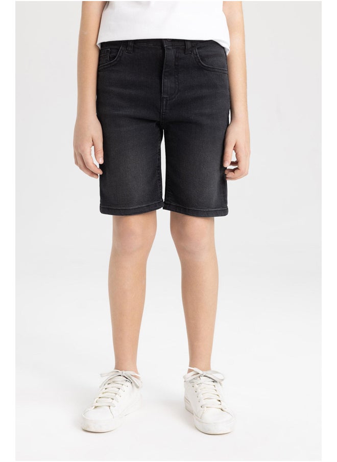 DeFacto Boy Bermuda Denim Shorts  - Image 4