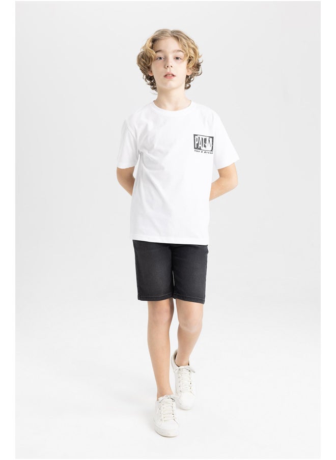 DeFacto Boy Bermuda Denim Shorts  - Image 1